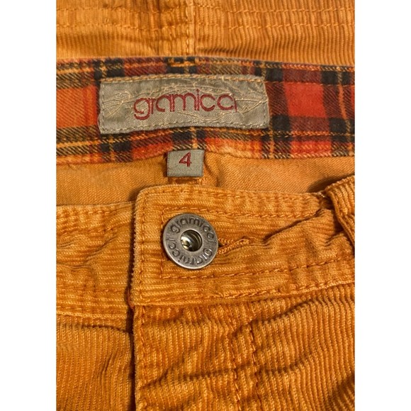 Gramicci Womens Corduroy Casual Skirt Front Back Pockets Brown Size 4 - Picture 7 of 9